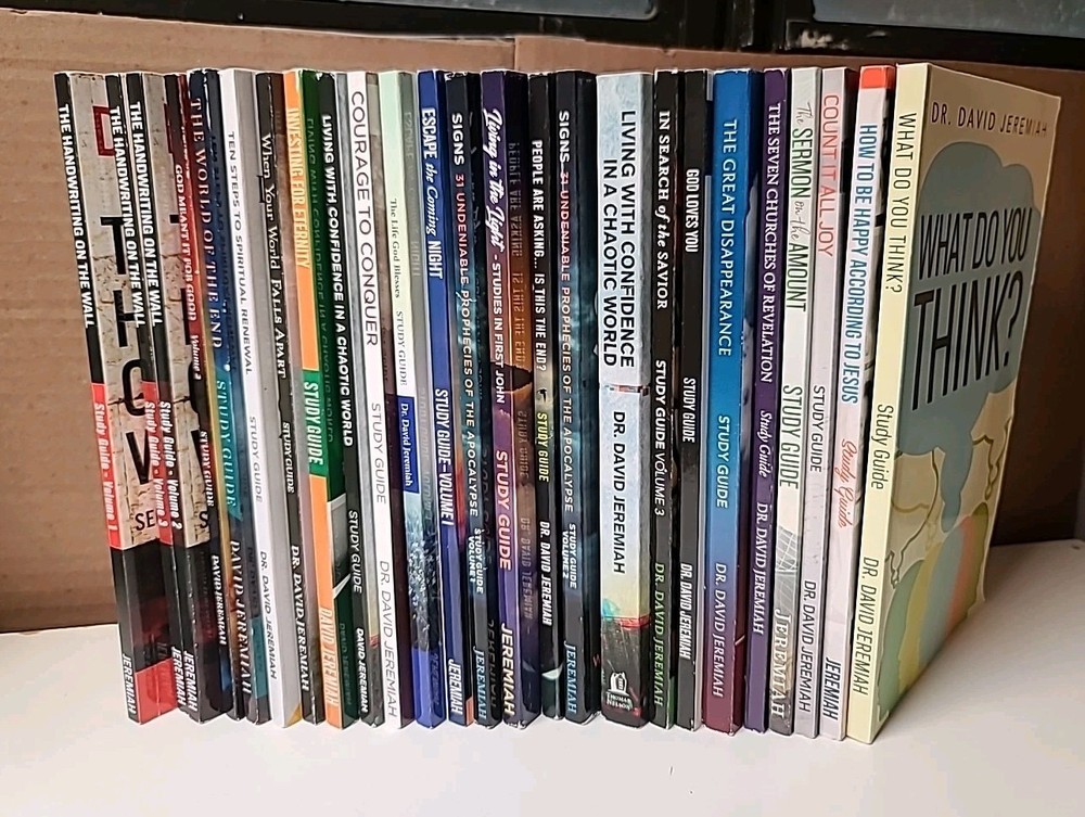 Lot 25 Dr David Jeremiah Study Guides Turning Point Christian Bibl