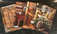 MERCANTILE GATHERINGS MAGAZINES 2016 Lot of 4 – Spring Summer Winter Fall
