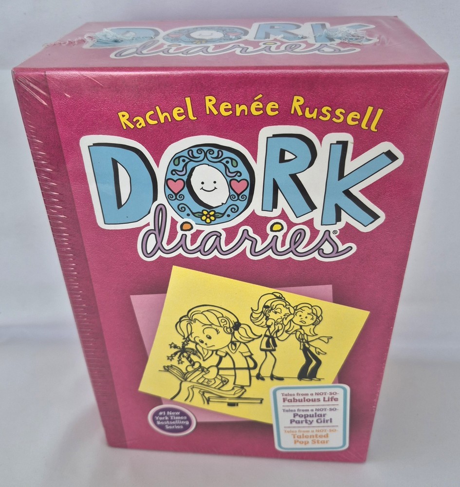 Dork Diaries Hardcover Box Set Books 1-3 Rachel Renee Russell NEW SEALED 3 Books