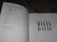 1991 The Art of Miles Davis large pb BOOK paintings 88 pages! Scott Gutterman