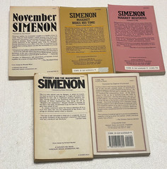 40 Georges Simenon Books Mostly Maigret with 8 in French / Paperback / 1 Dupe