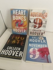 Colleen Hoover Lot 9 Books First Edition Trade Paperback Mixed titles & Years