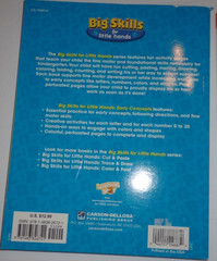 Lot 2 Workbooks Ages 3-4 Scholastic Pre-Kindergarten & Big Skills Early Concepts