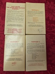 Lot The Year’s Best Fantasy Stories by Lin Carter #3 #4 #6 #7 DAW First Editions