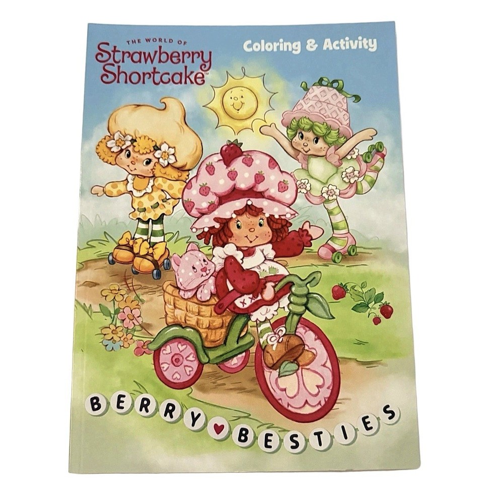 ❤️ THE WORLD Of ●STRAWBERRY SHORTCAKE● 🍓•BERRY BESTIES Coloring/Activity Book.