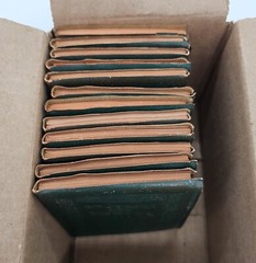 Little Leather Library Books Green Cover Man Without A Country by Hale