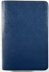 Scarce! 1984 NIV Student Bible Blue Bonded Leather Compact Yancey & Stafford VG-