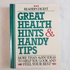 Reader’s Digest Great Health Hints & Handy Tips More than 4000 Ideas HC Book ’96