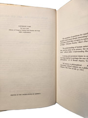 1st, 1st Review Copy / Man: Computer, Ape or Angel? / Larry Azar / 1989 HC DJ