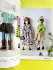 Japanese Doll Knitting Book – 80 Knit & Crochet Patterns for 20–22cm Dolls
