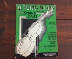 Vintage 1963 A TUNE A DAY For STRING BASS Book 2 36 Pages