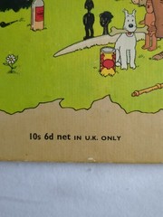 Adventures of Tintin Herge 4 Book – Moon, Black Island, America & Tibet 1968