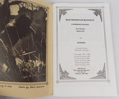 Blue Mountain Buckskin : A Working Manual for Dry-Scrape Brain-Tan by Jim Riggs