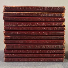 Antique Little Leather Library Miniature Books – Choose Your Title – Red Series