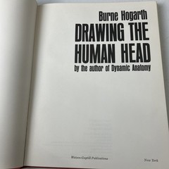 Drawing the Human Head Burne Hogarth 300 Illustration Hardcover Book 4 Printing