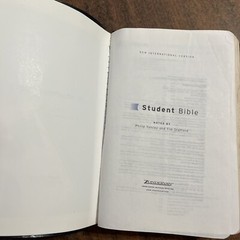 NIV 1984 Student Study Bible Compact – Premium Bonded Leather – OOP 84