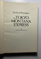 RICHARD BRAUTIGAN Lot 4 Books: Hawkline…PB Willard…HC Sombrero…PB Tokyo…PB