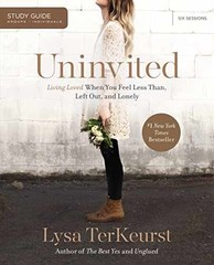 Uninvited Study Guide: Living Loved – Paperback, by TerKeurst Lysa – Very Good o