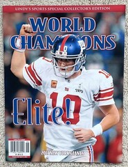 LINDYS SPORTS COLLECTORS EDITION 2011 NY GIANTS WORLD CHAMPIONS-NFL-ELI MANNING