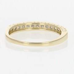 .18ctw Diamond Pavé Milgrain Scroll Wedding Band Ring 14k Yellow Gold Size 6