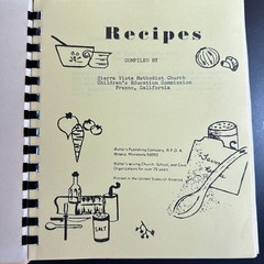Vintage Church Cookbook 144 Pages Fresno, CA „Our Favorite Recipes” 1972