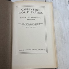 Carpenter’s World Travels Frank G Carpenter 1926 HC Doubleday Caribbean Lands