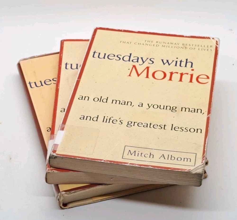 Tuesdays with Morrie LOT OF 3 – PB HC Mitch Albom Book Set