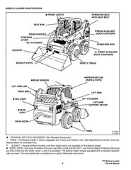 BOBCAT 773 High Flow Turbo G Series Service Manual BINDING COVERING FOLDOUTS