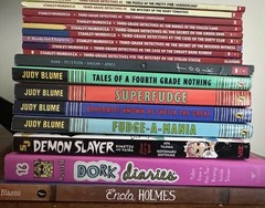 Mixed Children’s Book Lot Judy Blume, Dork Diaries, 3rd Grade Detective & More
