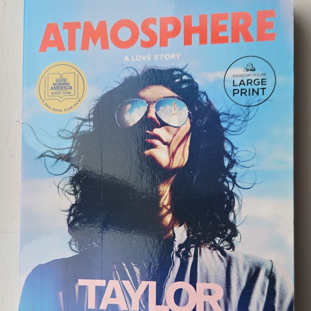 Taylor Jenkins Reid Atmosphere: A Love Story Large Print Hardcover Fiction