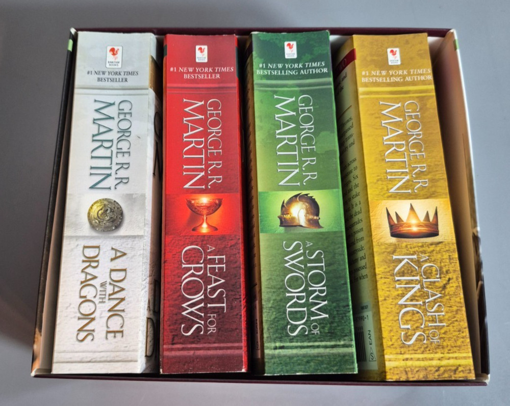 Game of Thrones A Song of Ice and Fire 4 Paperback Book Box Set 2013