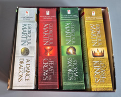Game of Thrones A Song of Ice and Fire 4 Paperback Book Box Set 2013