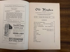 CINCINNATI, OH, Old Hughes Magazines, Nov. & Dec. 1913 – Hughes High School