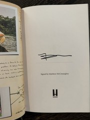 MATTHEW MCCONAUGHEY SIGNED – GREENLIGHTS – Limited UK Hardcover Edition OSCAR