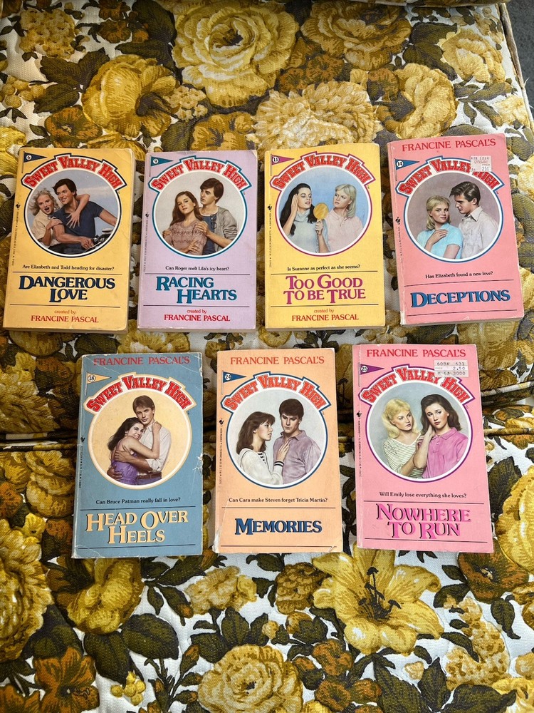 Lot of 7 Sweet Valley High Books # 6 9 11 14 18 24 & 25 Francine Pascal