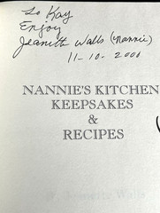 Nannie’s Kitchen Keepsakes & Recipes Appalachian Cookbook Jeanette Walls SIGNED