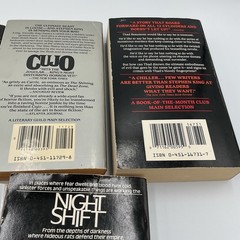 Stephen King Paperback Signet Lot Dead Zone Cujo Night Shift Dark Half Firestart