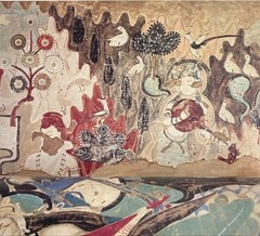Great Tang Dynasty Wall Painting Art Book Vintage Asian History Illustrations