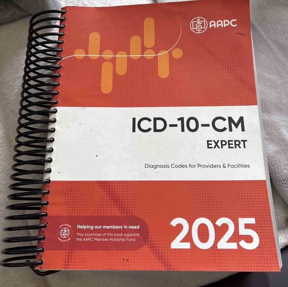 ICD-10-CM Complete Code Set 2025 – Spiral-bound, by AAPC – Very Good