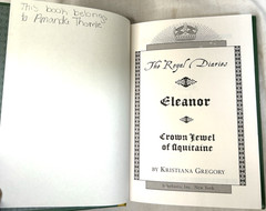 THE ROYAL DIARIES Historical Fiction Eleanor, Elizabeth, Anastasia Set of 3