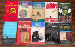 Kurt Vonnegut lot of 10 vintage paperbacks – Slaughterhouse Five, Jailbird, etc.