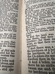 Handsize 1945 National Bible Press; Self Pronouncing KJV Study Helps; Color Maps