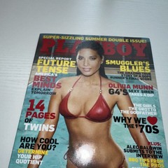 #Z25- Playboy Magazine July/August 2009. Olivia Munn, 14 Pages of Twins