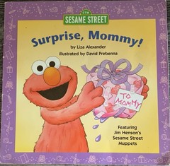 RARE! Lot Of 3: 1st Vtg Trade PB Ed. Jim Henson’s CTW Elmo Books Set; ACCEPTABLE