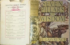 1937 Seven Pillars of Wisdom by T.E. Lawrence Vintage Hardcover with DJ