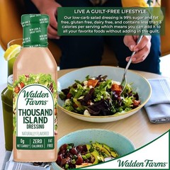 Versatile Thousand Island Dressing – 12 oz Low Carb, Gluten-Free Delight