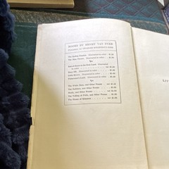 Henry Van Dyke Little Rivers HC Illus Inscribed Charles Scribner’s Sons 1909