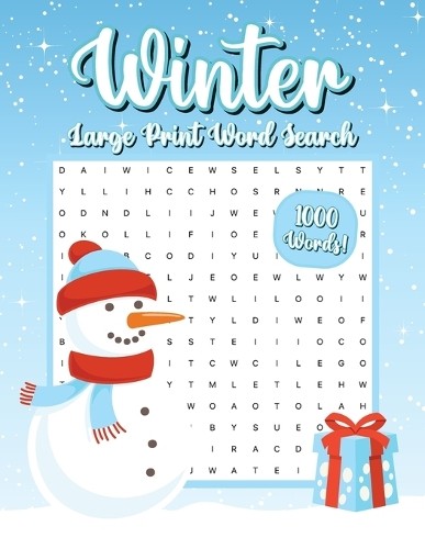 Laura Bidden Winter Word Search, 1000 Words, Word Find Puzzle Book (Paperback)