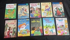 10 CHILDREN HELLO MATH READER PICTURE BOOK LOT elementary teacher resource K 1 2