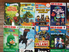 Lot 50 Level 1 and 2 Step Into Reading I CAN READ Readers for Boys